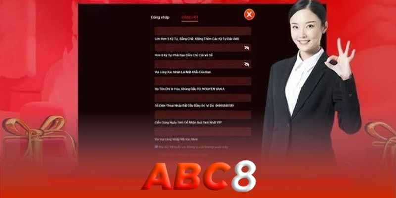 Các bước đăng ký ABC8 nhanh gọn